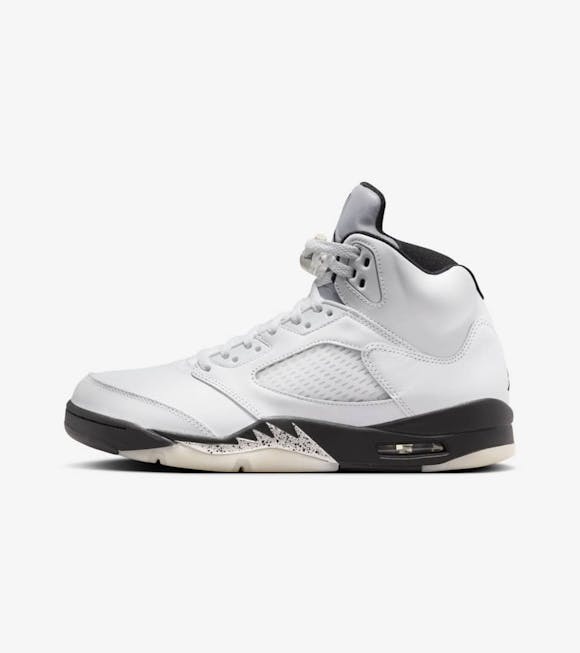 Hero image for Air Jordan 5 White and Black