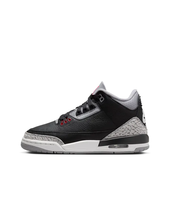 Hero image for Air Jordan 3 Black Cement GS