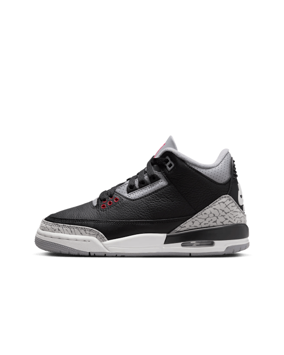 Hero image for Air Jordan 3 Black Cement GS