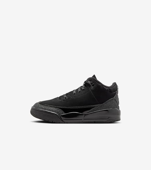 Hero image for Jordan 3 Black Cat para niños preescolar