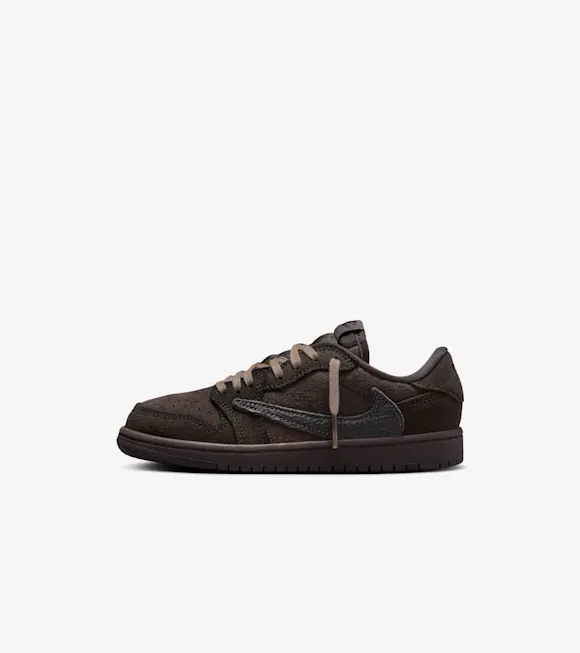 Hero image for Air Jordan 1 x Travis Scott para niños de preescolar