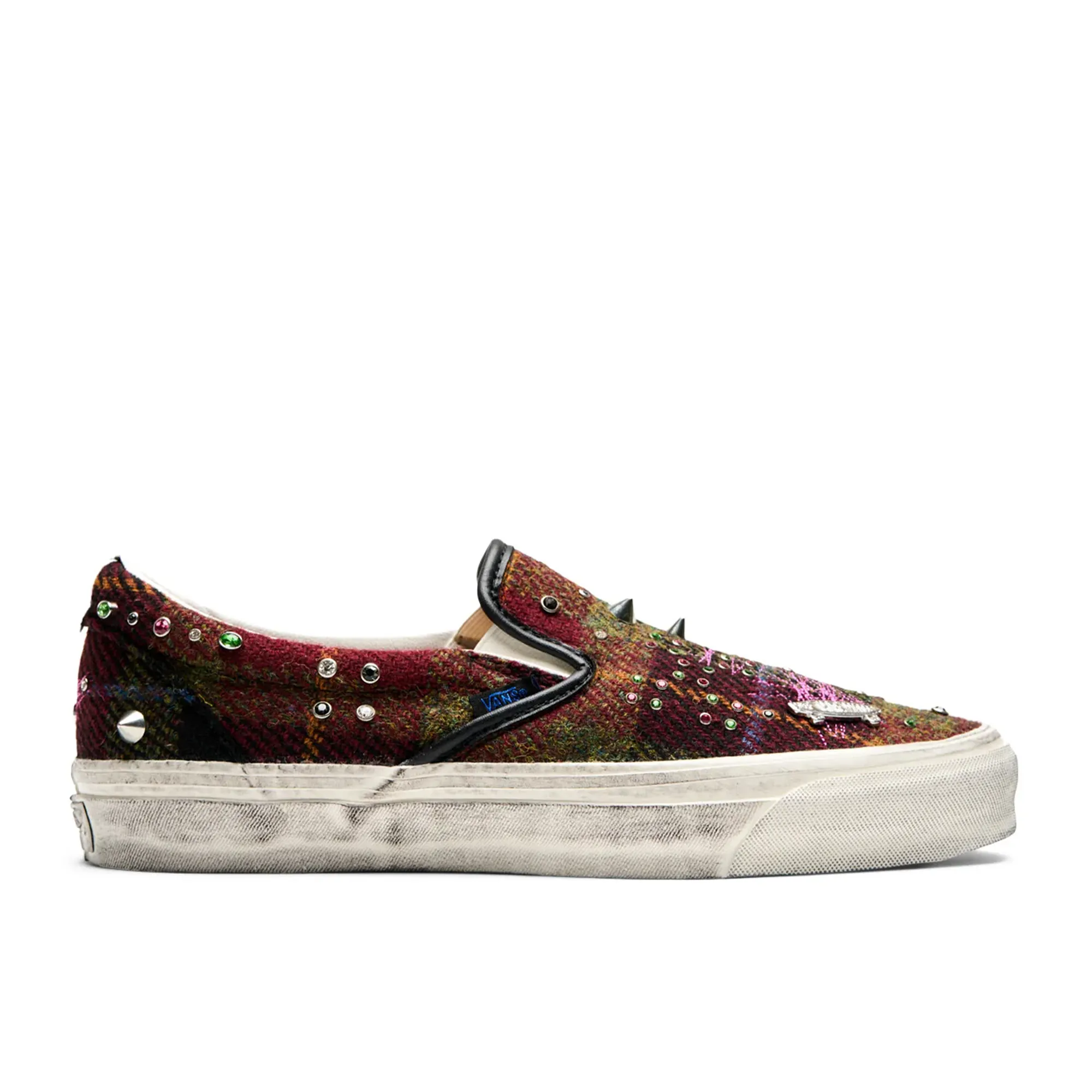 Image of Vans LX Classic Slip-On 98 Harris Tweed 'RED/M' 