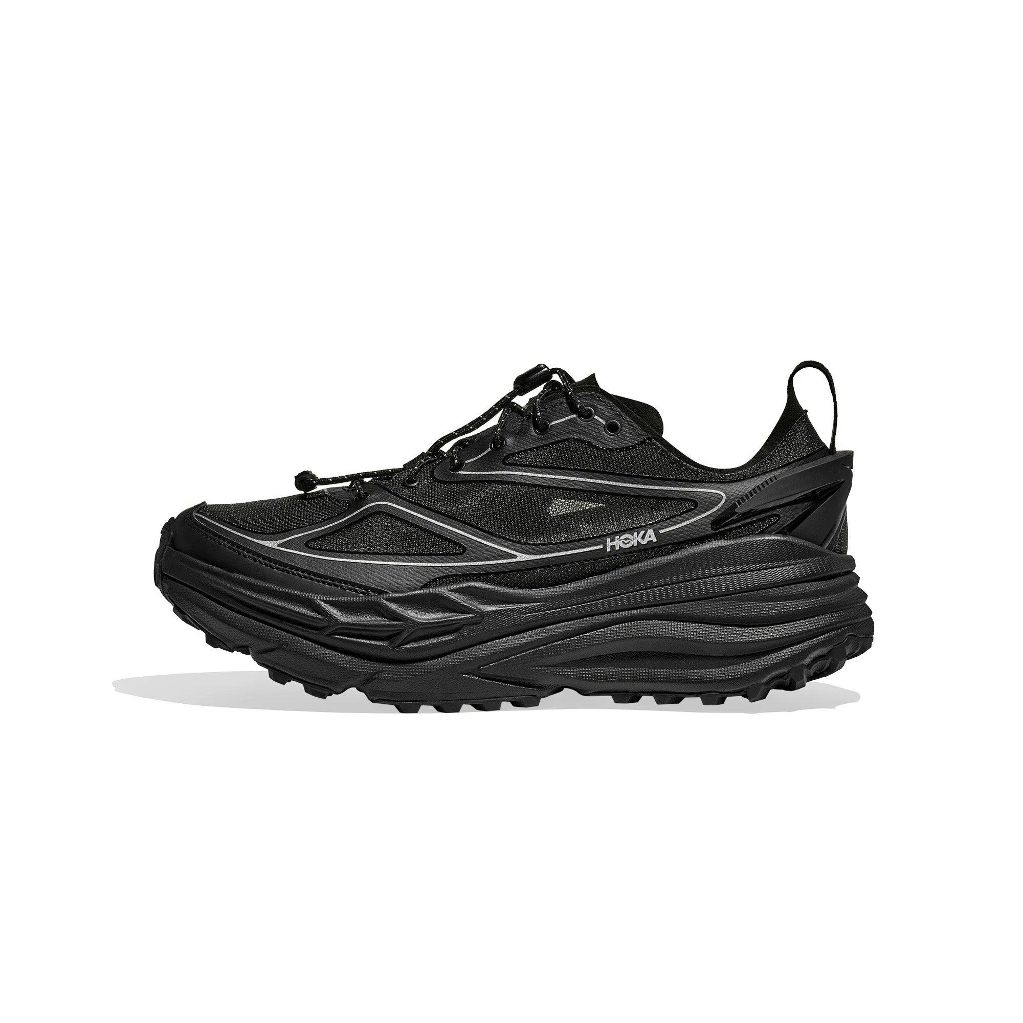 Image of Hoka U Stinson One7 'Black/Silver'