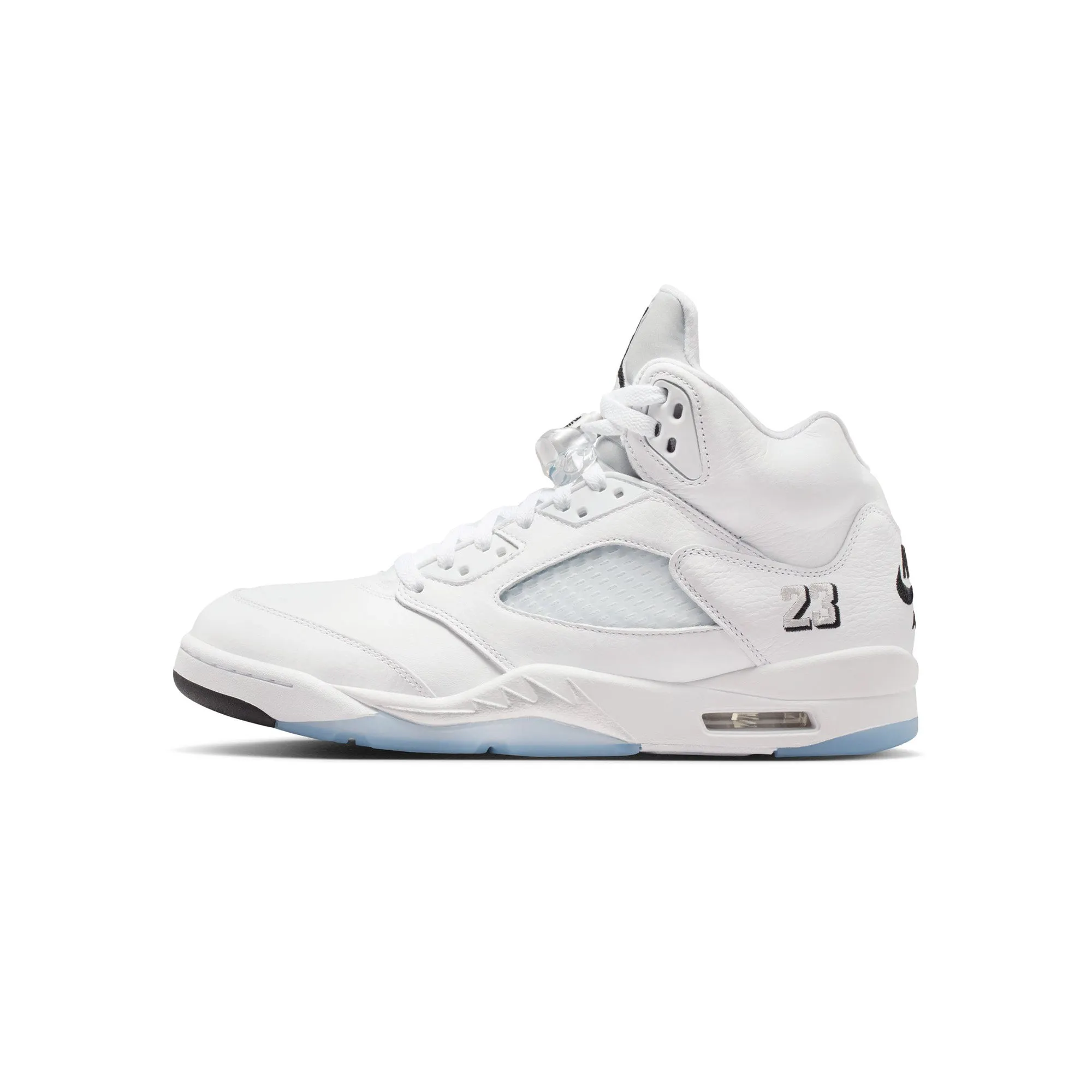 Image of Air Jordan 5 Retro 'White/Black/Metallic Silver'
