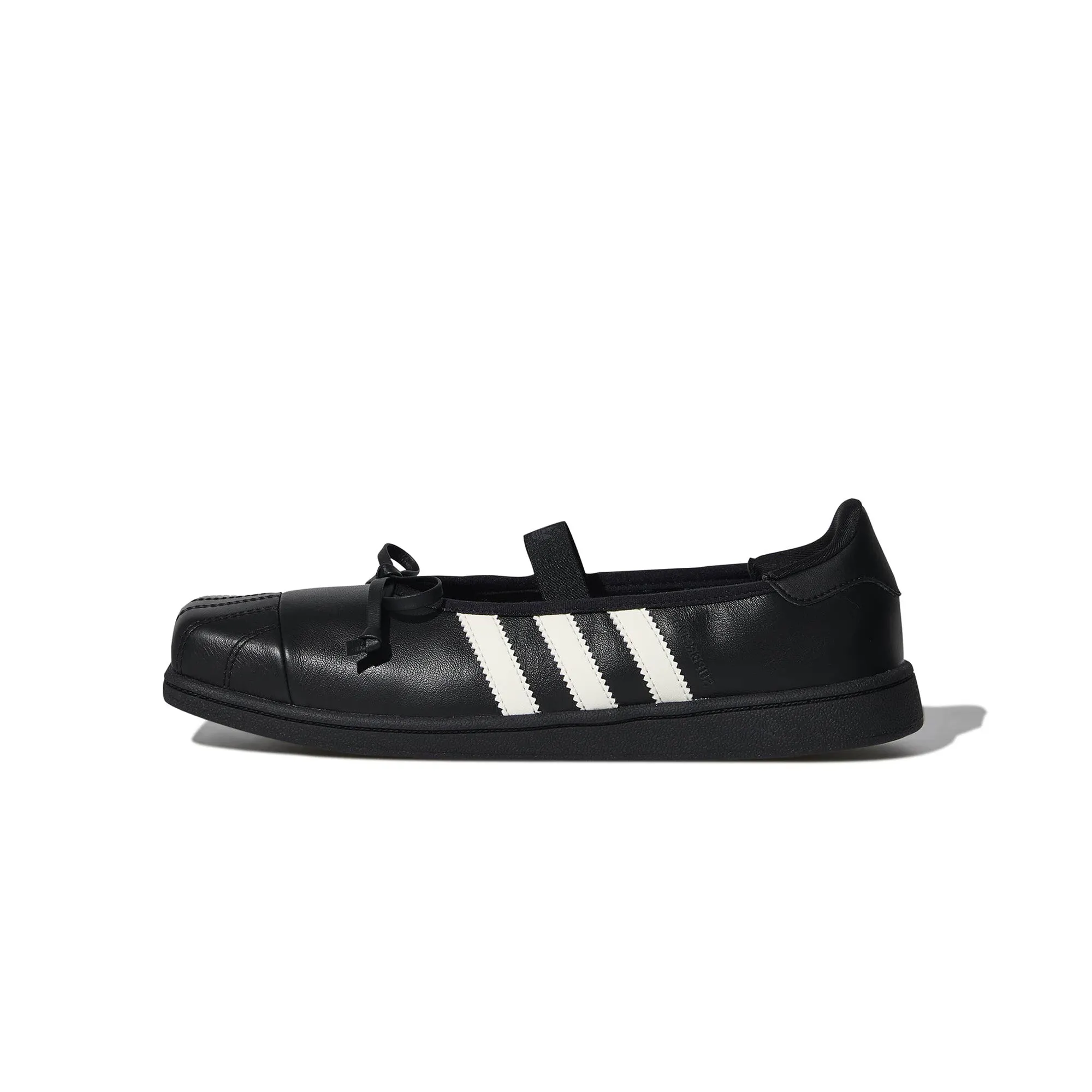 Image of Womens adidas x JENNIE Superstar SQ Ballet 'Black/White'