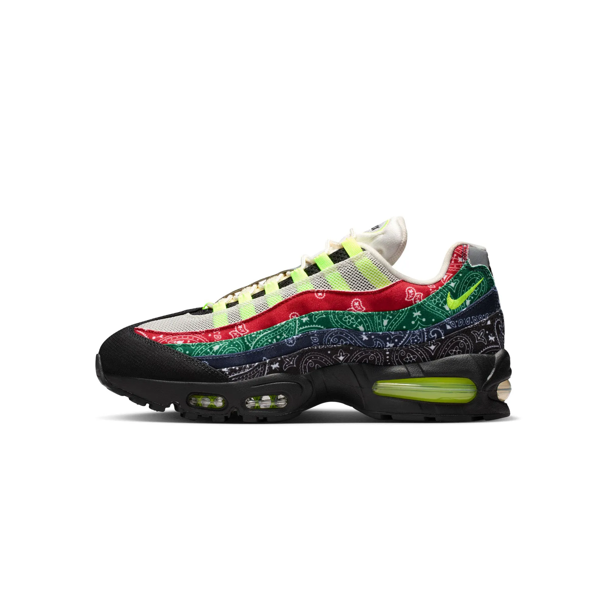 Image of Nike Air Max 95 Big Bubble 'Sail/Volt/University Red'