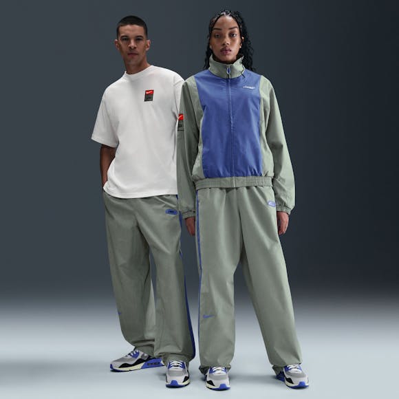 Hero image for Nike x Patta Track Pants 'Particle Grey/Sapphire'