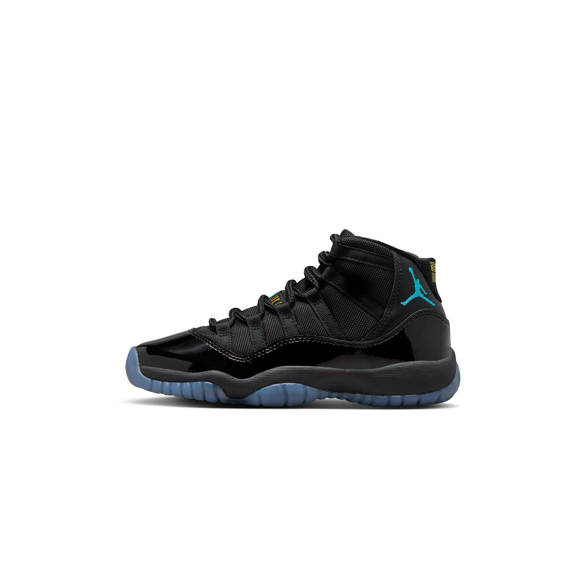 Image of Kids Air Jordan 11 Retro 'Black/Gamma Blue'