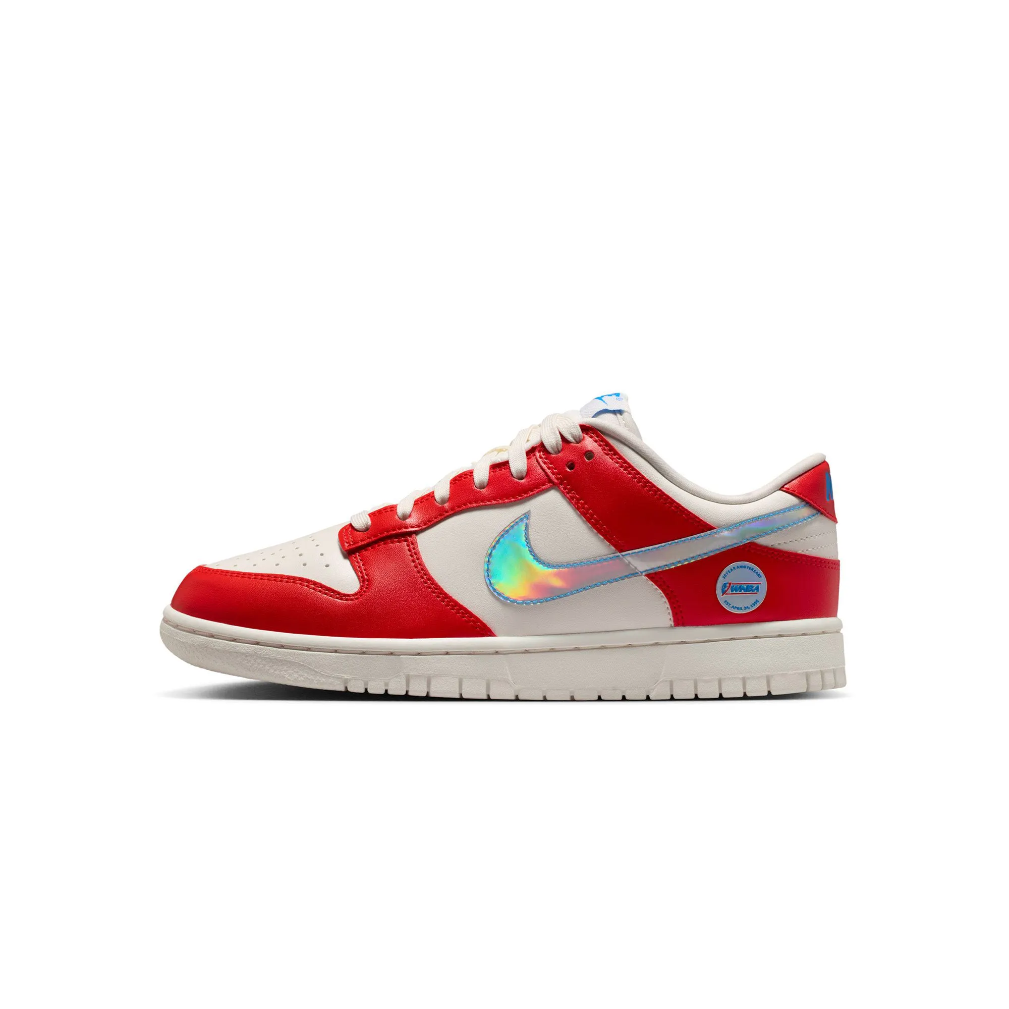 Image of Womens Nike Dunk Low 'Action Red/Multi'