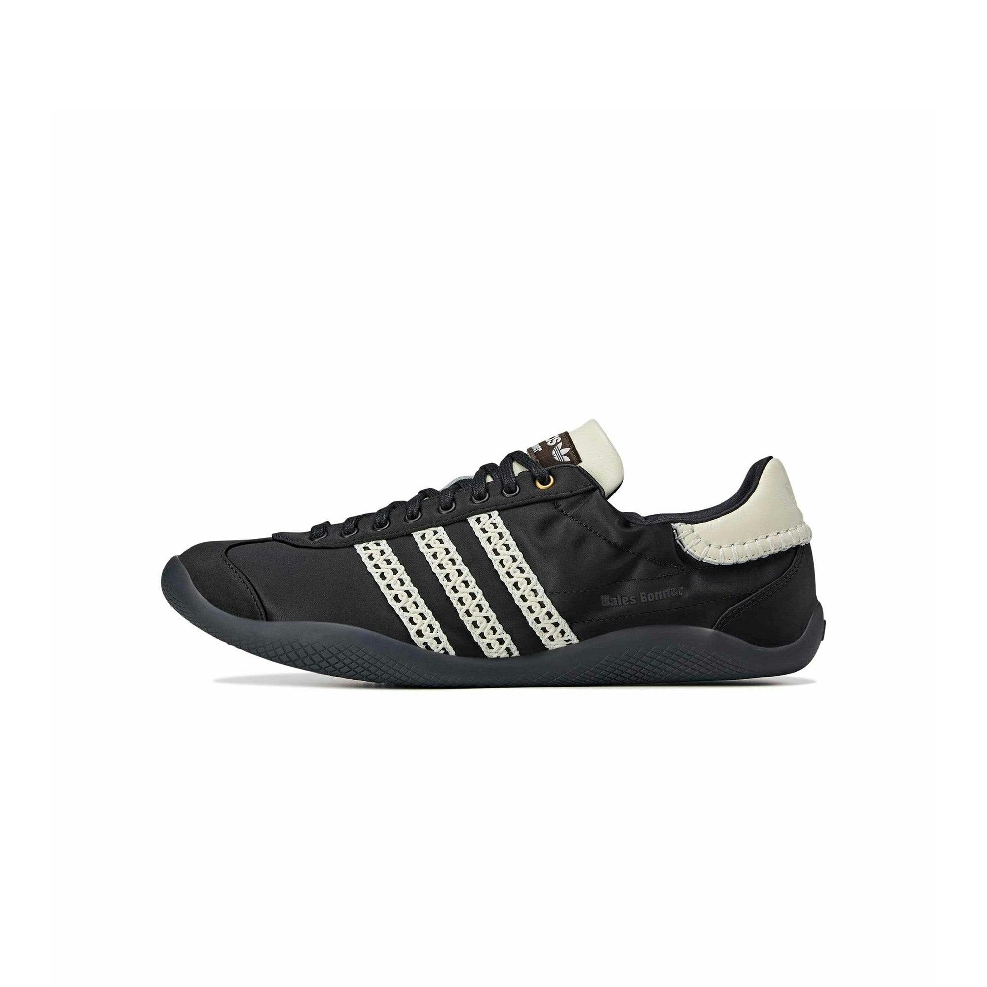 Image of adidas x Wales Bonner Karintha Lo Satin 'Black/Dark Brown'