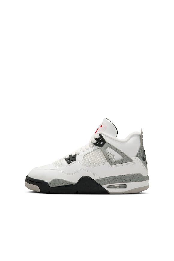 Hero image for Kids Air Jordan 4 Retro 'Summit White/Fire Red'