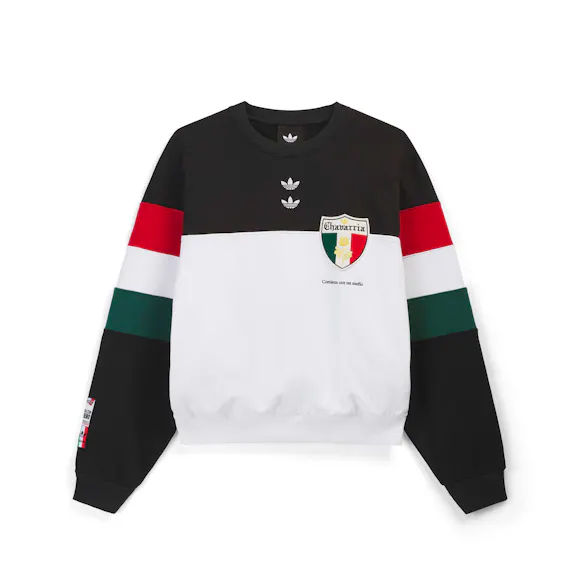 Hero image for adidas x Willy Chavarria Crewneck Sweatshirt 'White/Black'