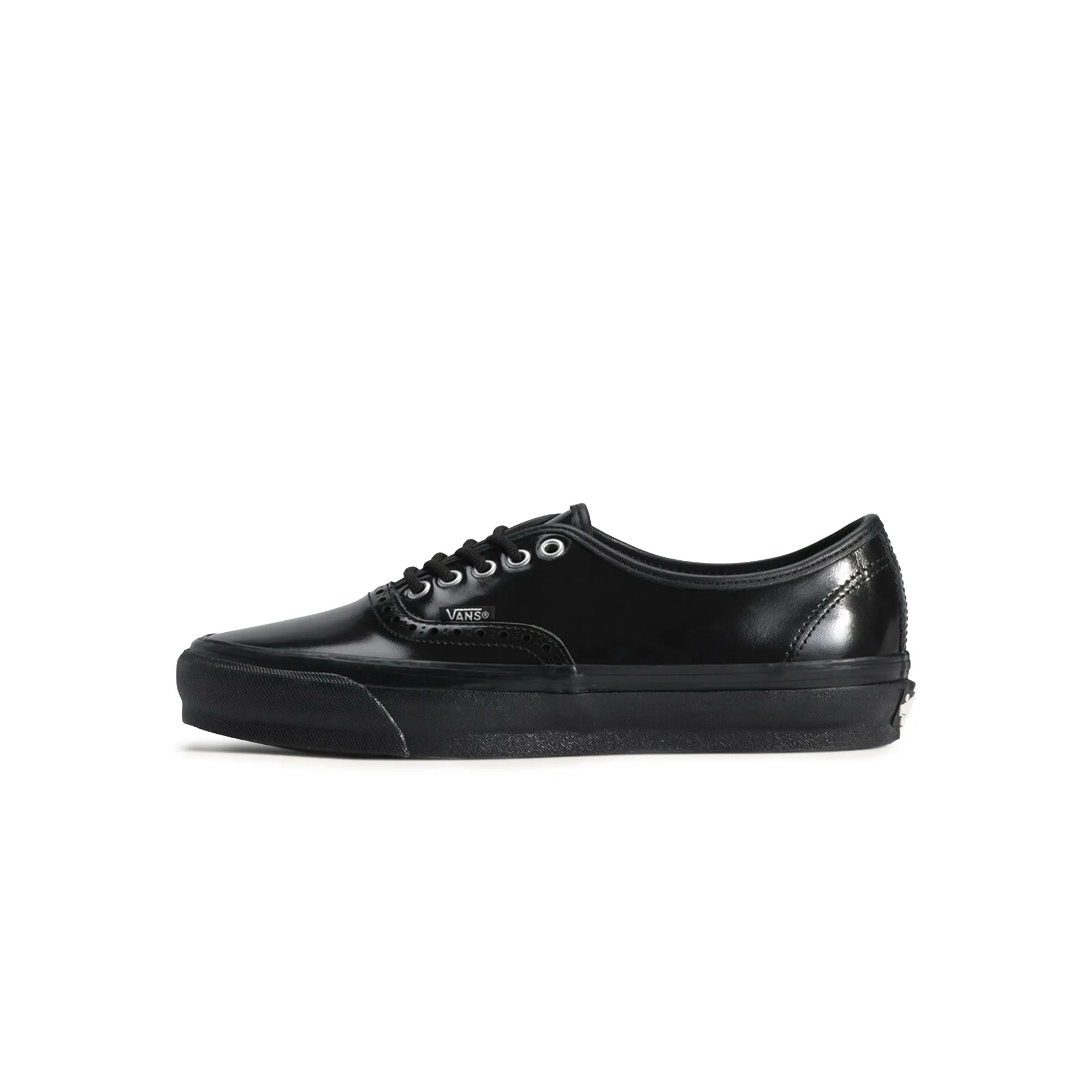 Image of Vans OTW Authentic 44 Siped Vibram Glosses Leather 'Brogue Black/Black'