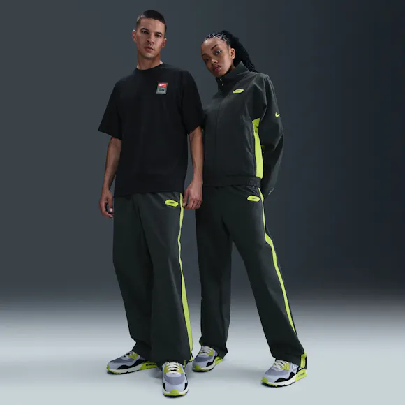Hero image for Nike x Patta Track Pants 'Black/Cyber'