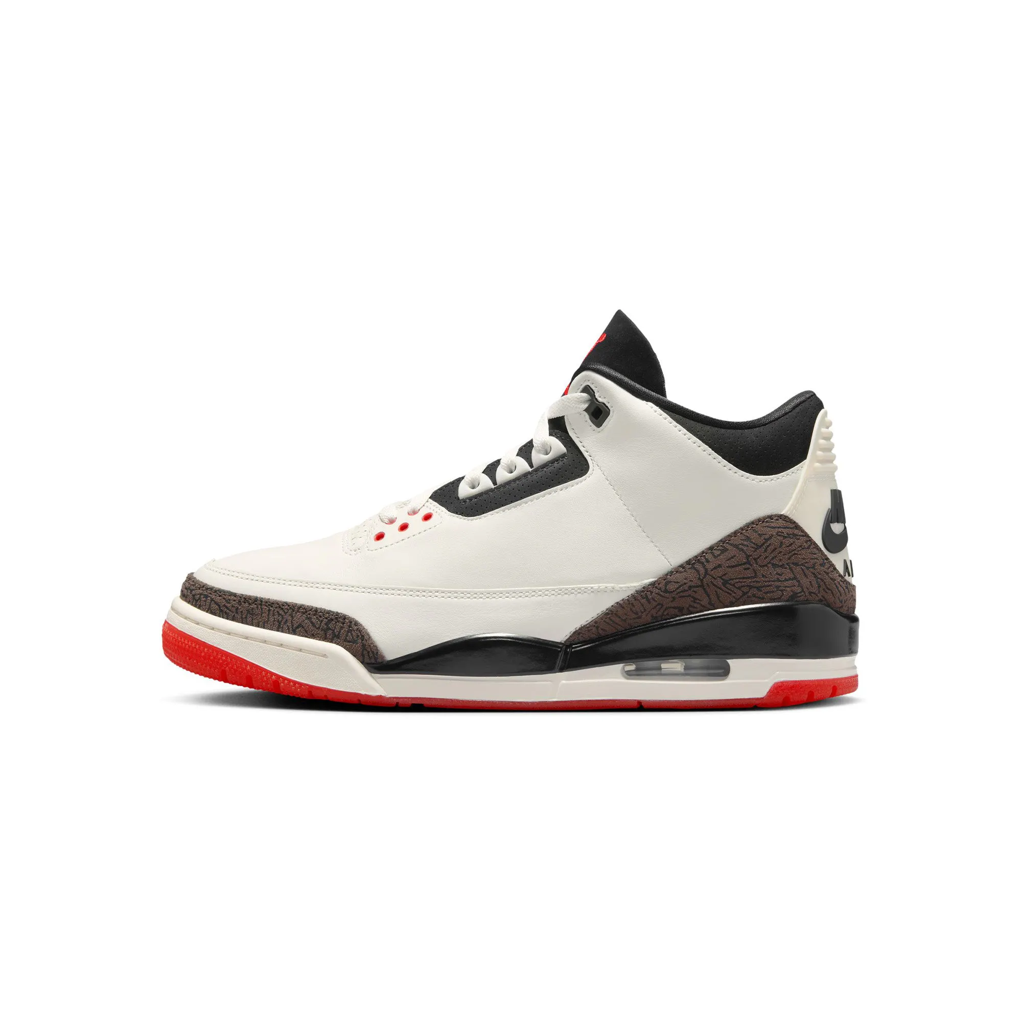 Image of Air Jordan 3 Retro 'Sail/Black/University Red'
