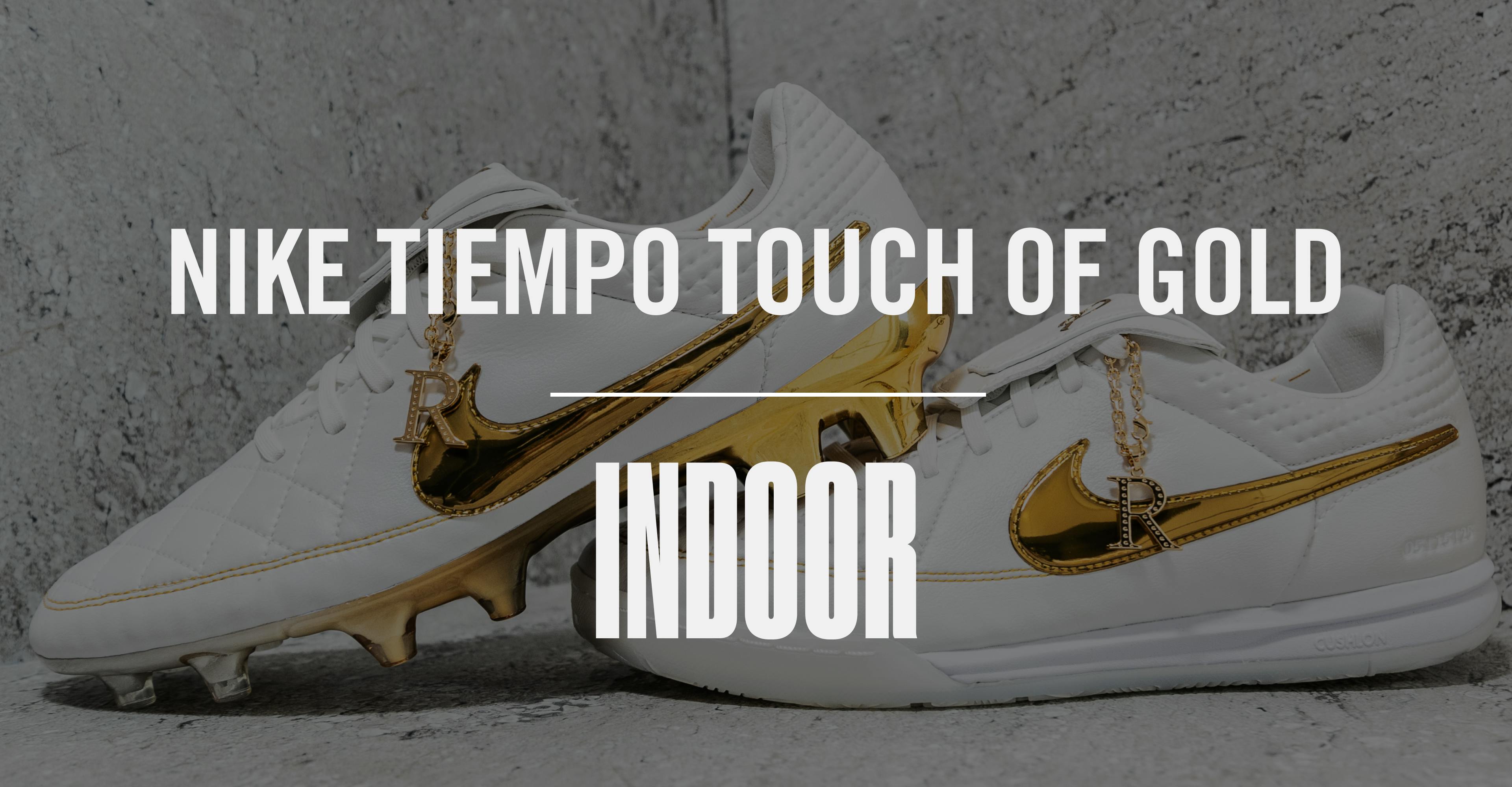 Hero image for Tiempo Legend Indoor Court Touch of Gold - Ronaldinho Special Edition