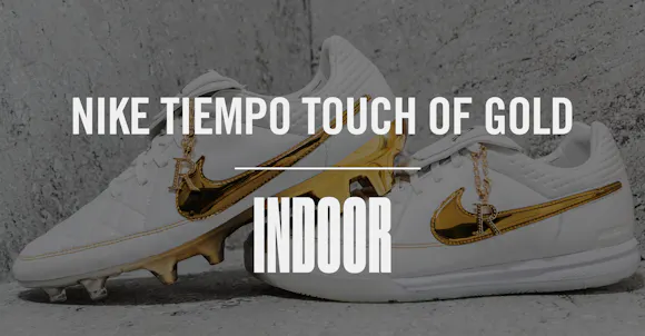 Hero image for Tiempo Legend Indoor Court Touch of Gold - Ronaldinho Special Edition