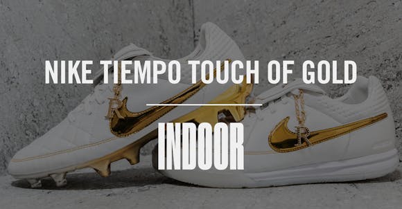 Hero image for Tiempo Legend Indoor Court Touch of Gold - Ronaldinho Special Edition