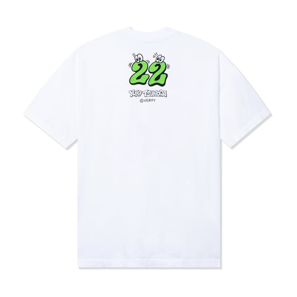 WHITE YUKI RACE CAR T-SHIRT WHITE YUKI RACE CAR T-SHIRT