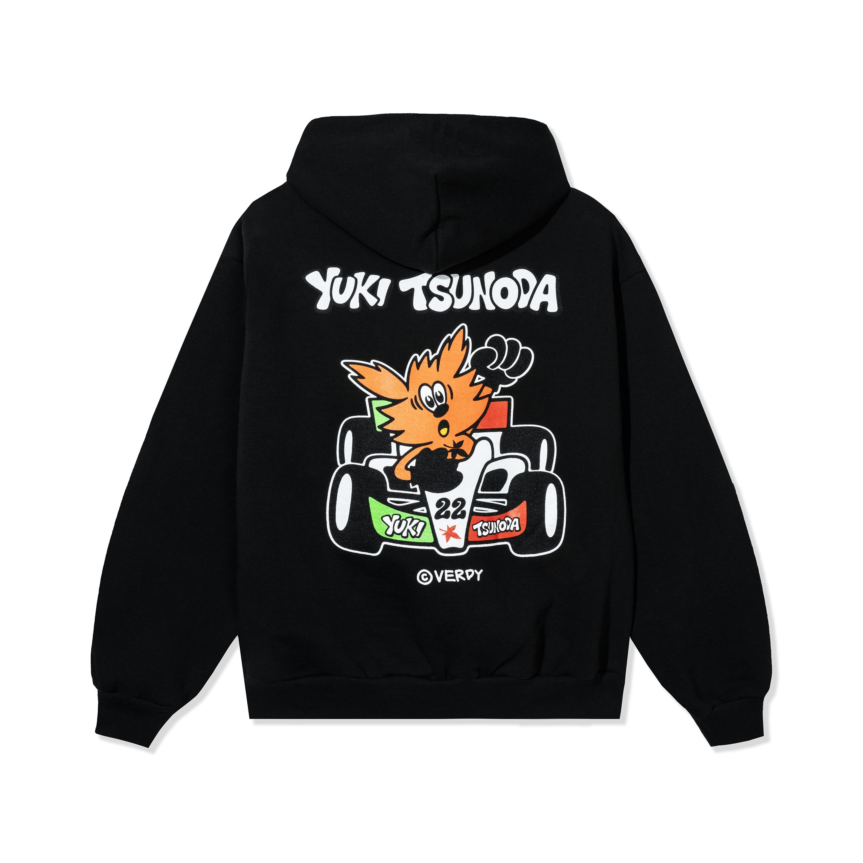 BLACK YUKI RACE CAR HOODIE