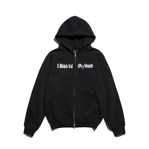 Hero image for BLACK WASTED YOUTH IWMY ZIP UP HOODIE