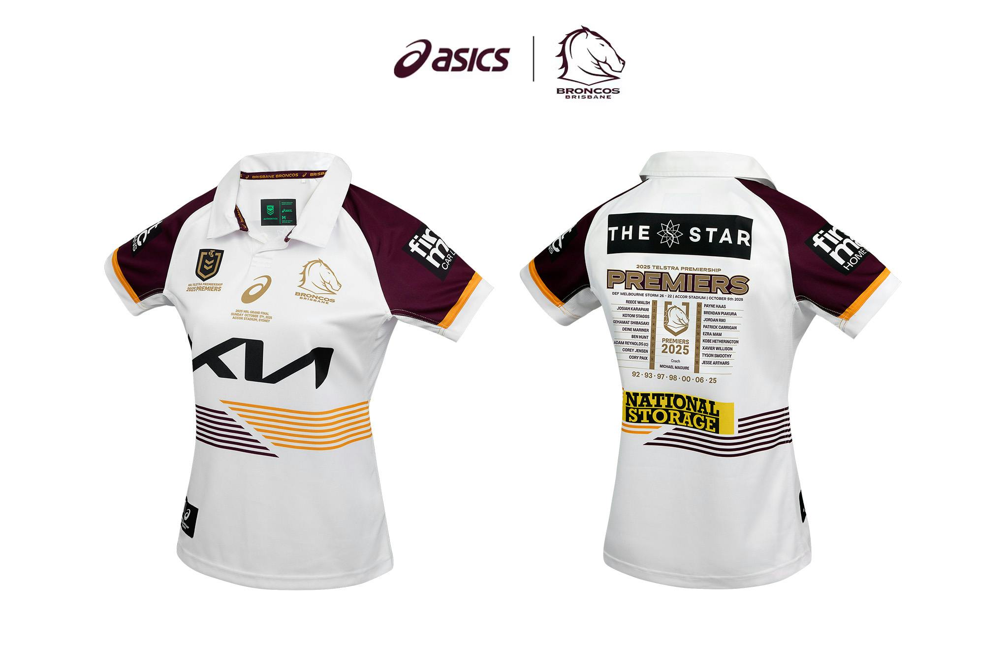 Hero image for ASICS Australia | BRISBANE BRONCOS PREMIERS JERSEY WOMENS