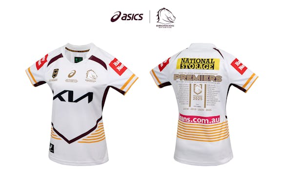 Hero image for ASICS Australia | BRISBANE BRONCOS NRLW PREMIERS JERSEY WOMENS