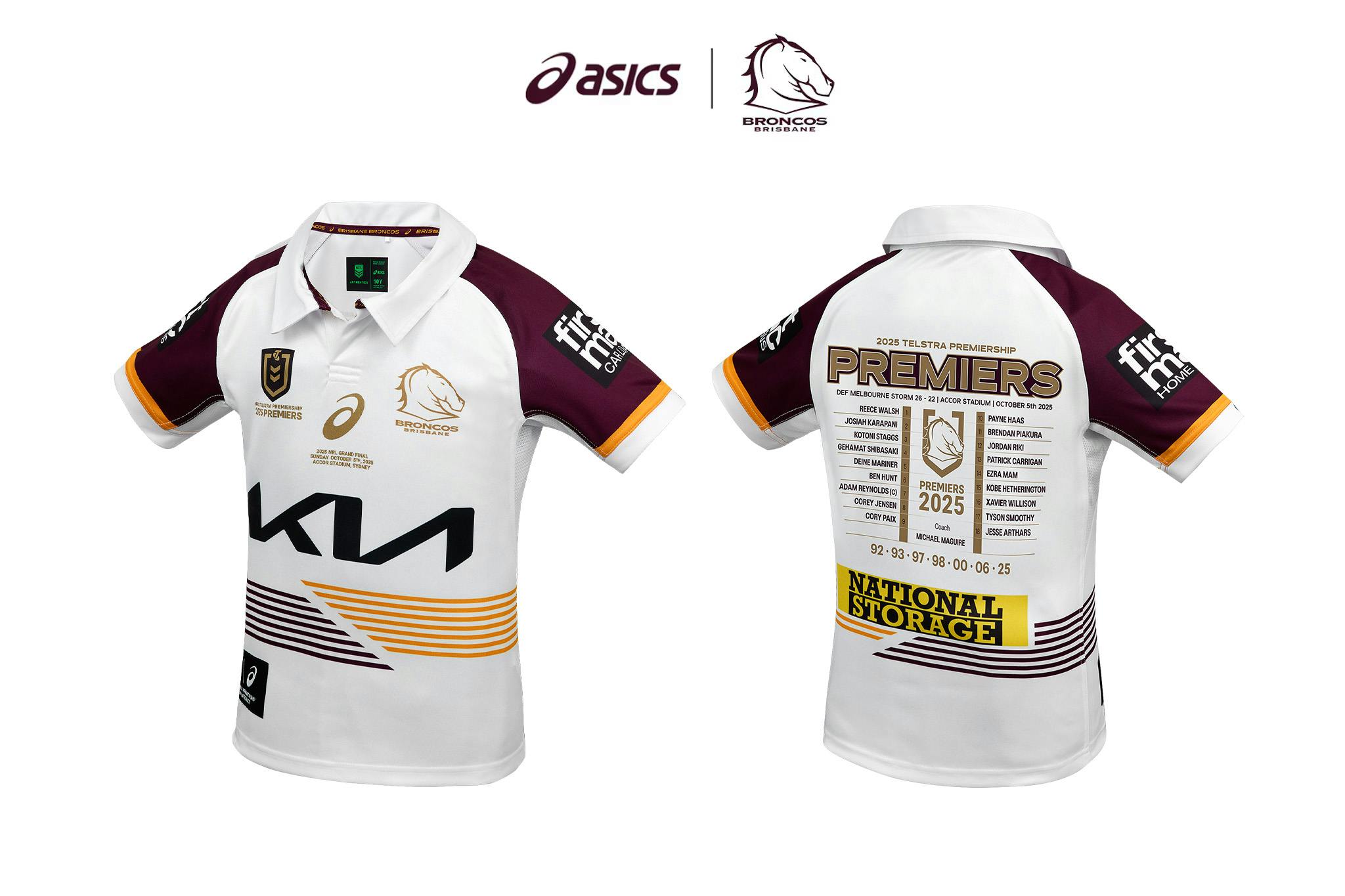 Hero image for ASICS Australia | BRISBANE BRONCOS PREMIERS JERSEY YOUTH
