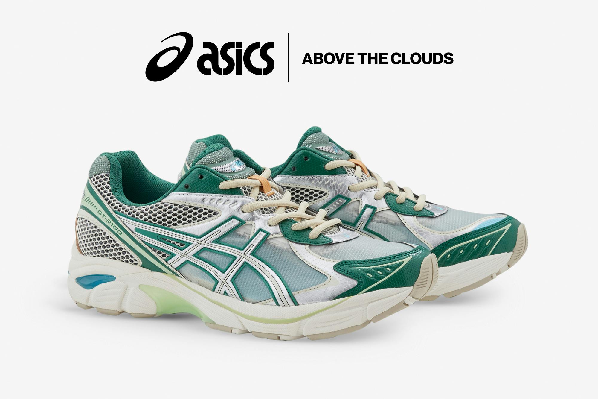 【ボトル】Above The Clouds x Asics GT-2160 Green 靴