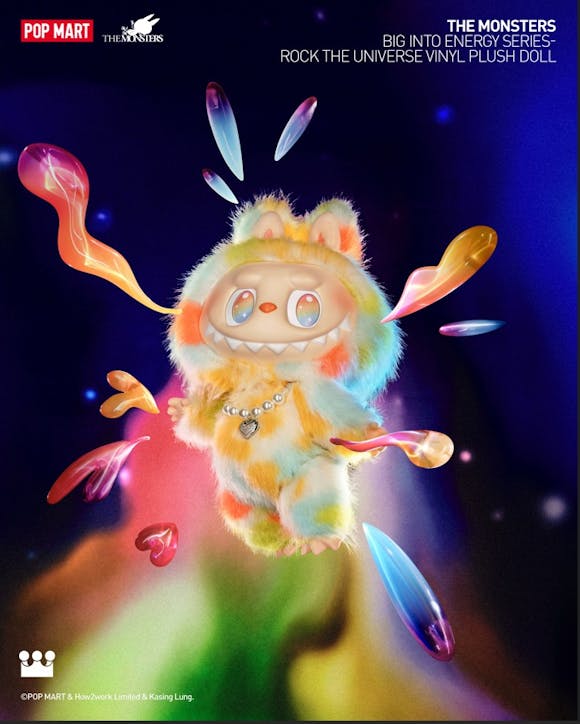 Hero image for THE MONSTERS - Big into Energy - Rock the Universe -Vinyl Plush Doll
