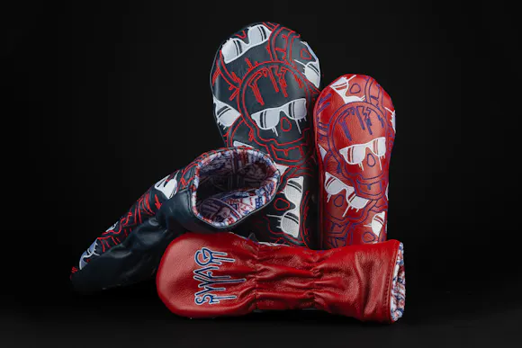 Hero image for Leather USA Dripping Skull Two-Piece Wood Set