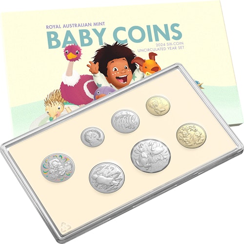 Image of 2024 Baby Uncirculated Six Coin Year Set