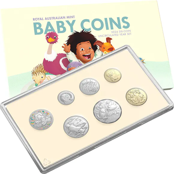 Hero image for 2024 Baby Uncirculated Six Coin Year Set