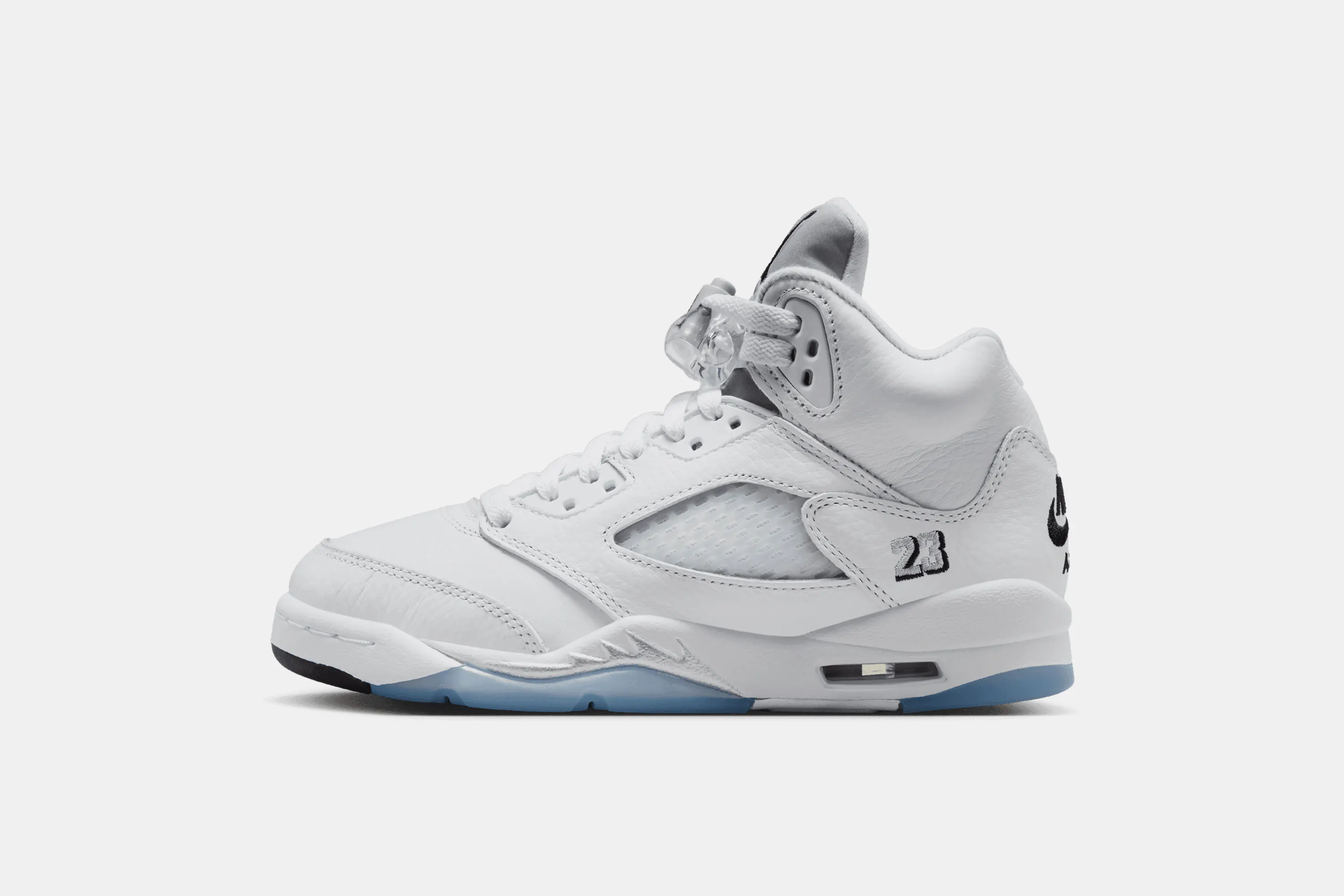 Image of Air Jordan 5 Retro 'White Metallic' (GS)