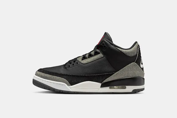 Hero image for Levi's x Air Jordan 3 Retro 'Black'