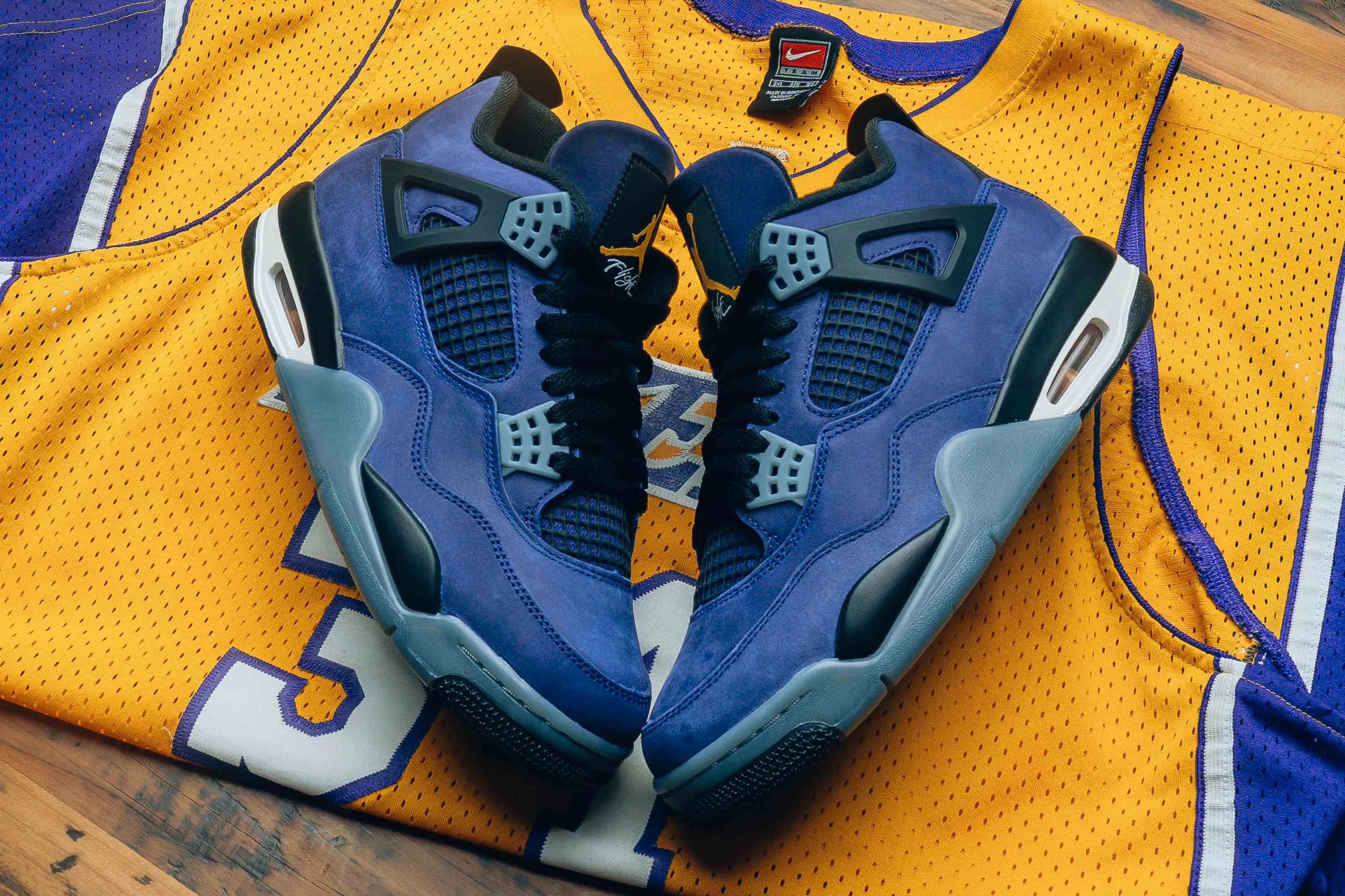 Hero image for Air Jordan 4 Retro 'Lakers'