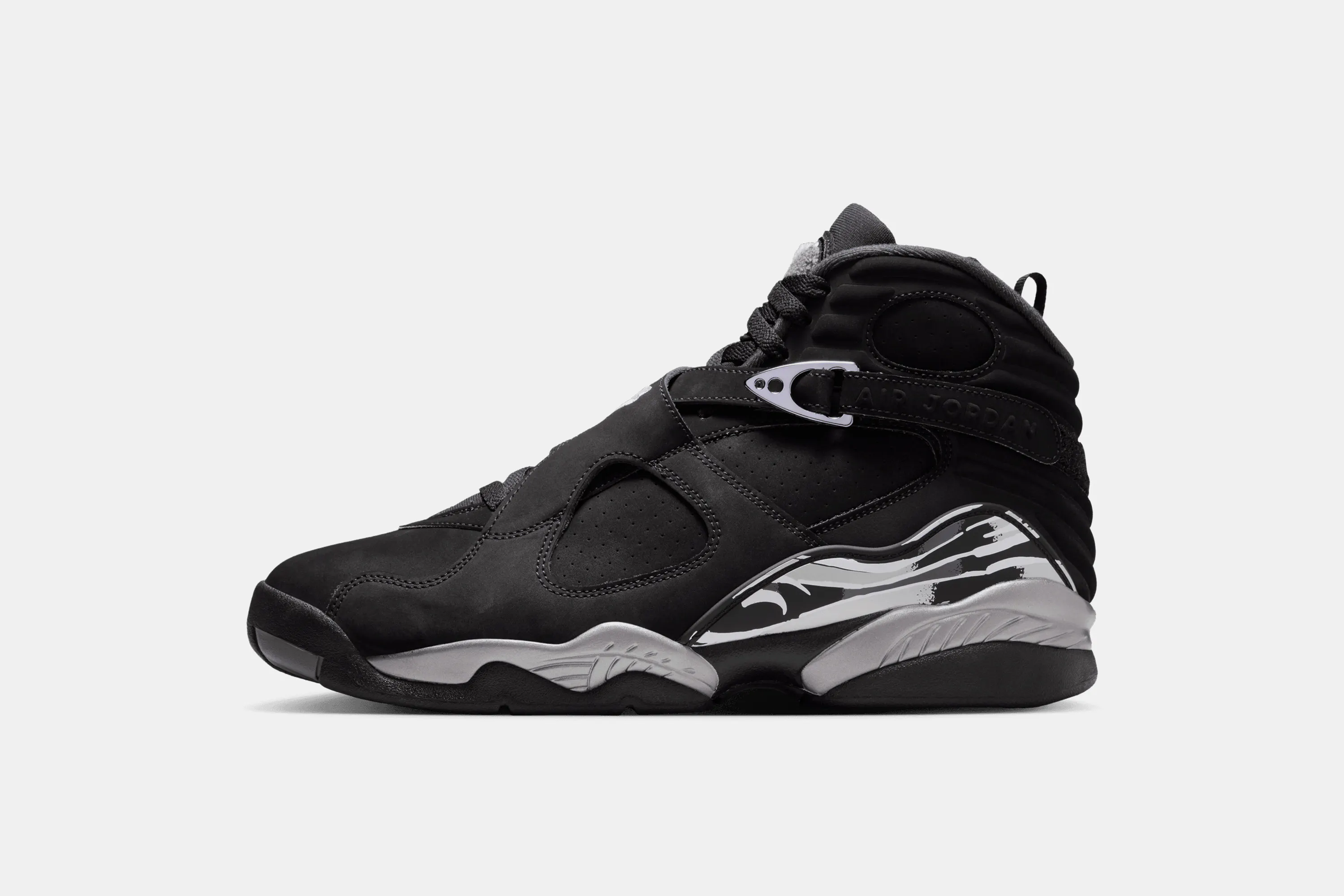 Hero image for Air Jordan 8 Retro 'Black Chrome'