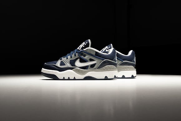 Hero image for Nigo x Nike Air Force 3 'Midnight Navy'