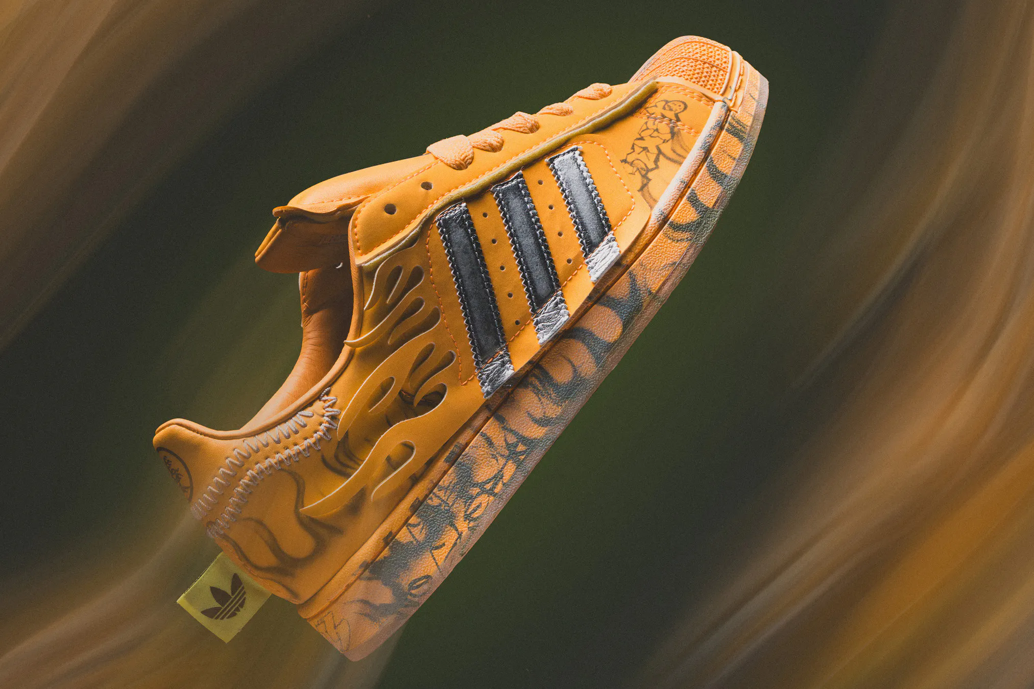 Hero image for HELLSTAR x Adidas Superstar 'Hazy Orange'