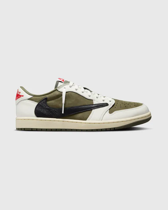 Men's Air Jordan 1 Low x Travis Scott (Medium Olive) Men's Air Jordan 1 Low x Travis Scott (Medium Olive)