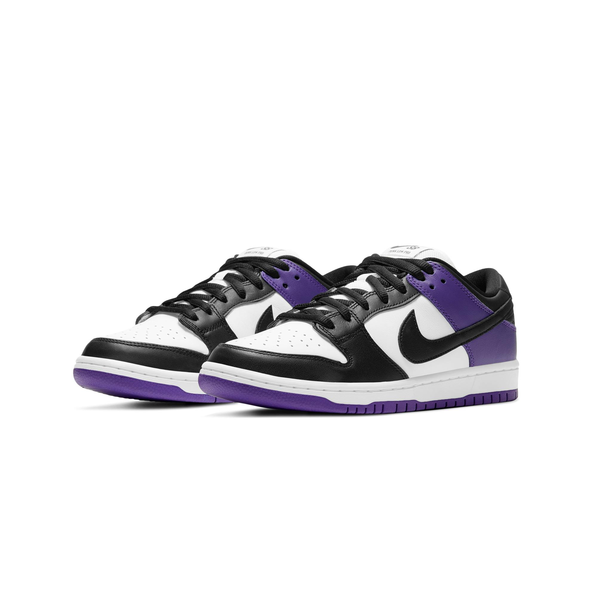 Nike SB Mens Dunk Low Pro Shoes 'Court Purple'