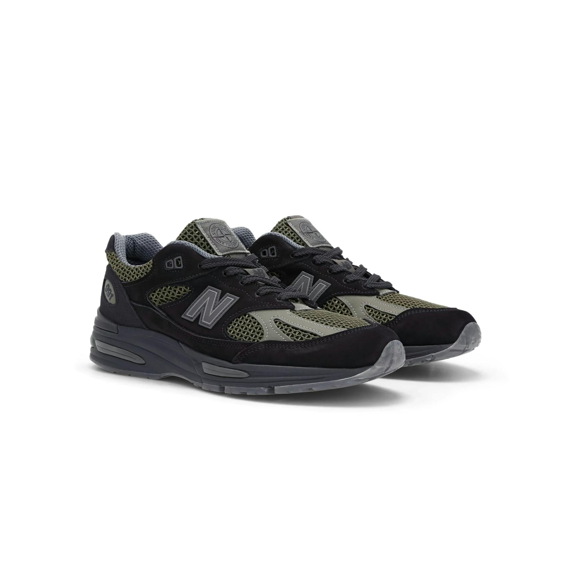 New Balance x Stone Island Mens Made In UK 991v2 Shoes