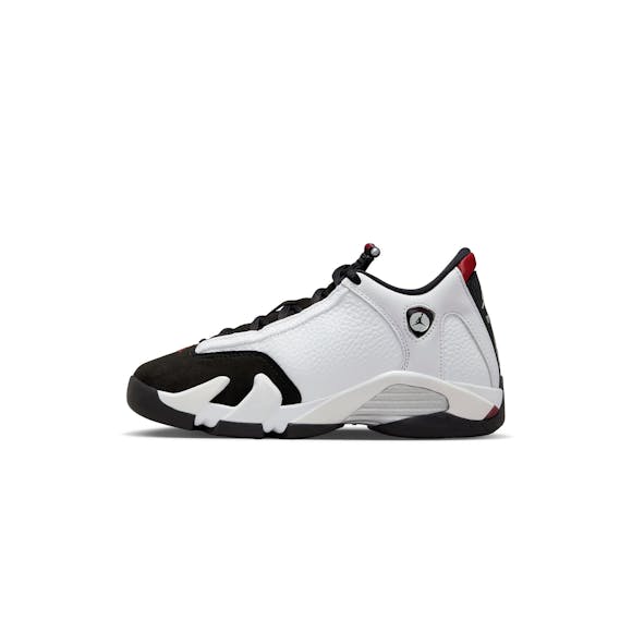 Hero image for Air Jordan 14 Kids Retro "Black Toe" Shoes