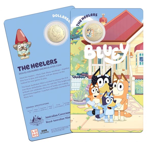 Hero image for Bluey Dollarbucks - The Heelers 2024 $1 Coin