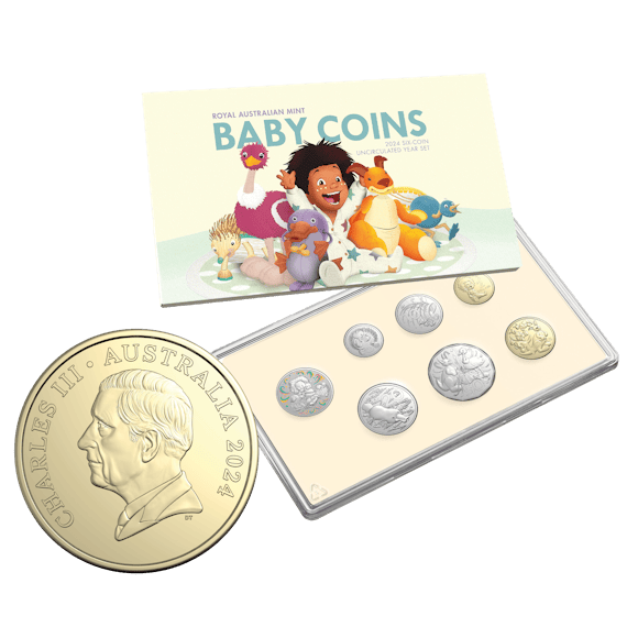 Hero image for Australia 2024 6-Coin Baby Mint Set