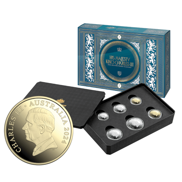 Hero image for Australia 2024 His Majesty King Charles 6-Coin Proof Set