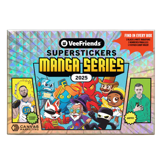 Hero image for 2025 VeeFriends Super Stickers Box: Manga Series