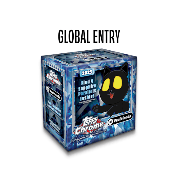 Hero image for GLOBAL ENTRY: Topps VeeFriends Chrome 2025 Sapphire Edition