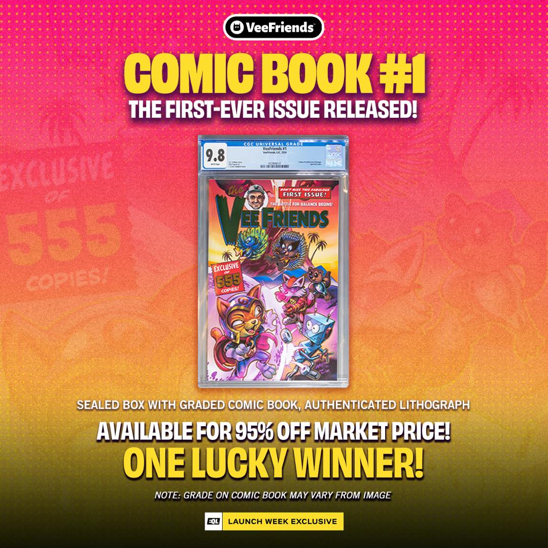 Hero image for VeeFriends Comic Book #1 Sealed Collector’s Bundle