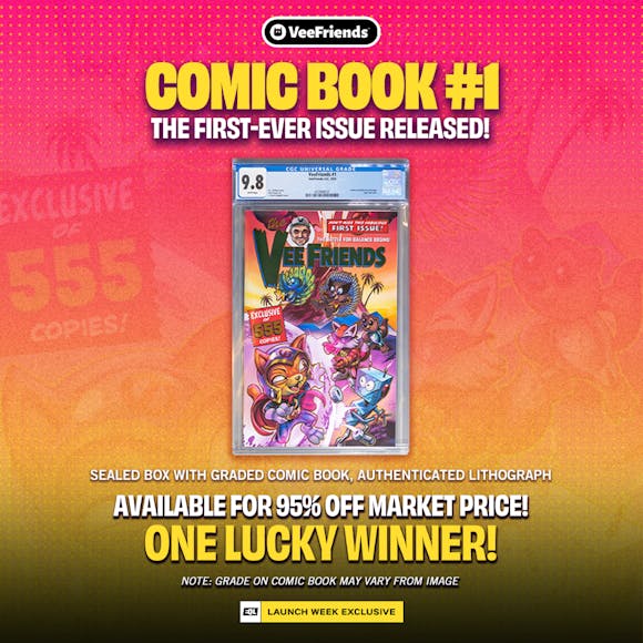 Hero image for VeeFriends Comic Book #1 Sealed Collector’s Bundle